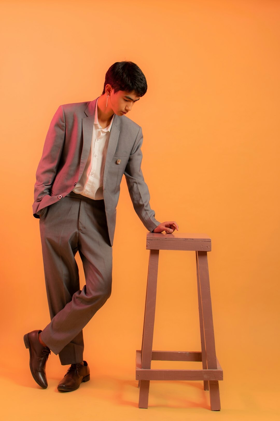 Studio portrait of a young businessman